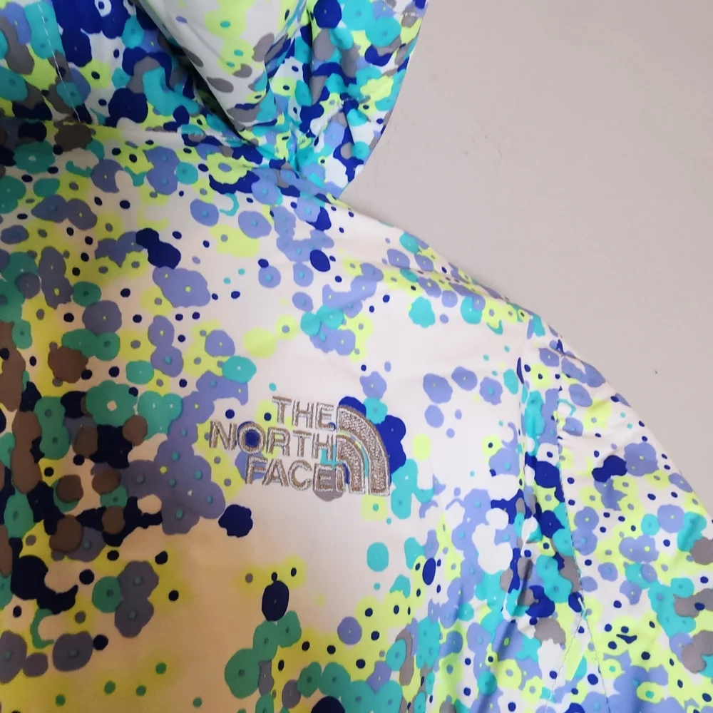 The‎ North Face Insulated Hyvent Coat Kids Youth Size Large 14/16 Blue Green